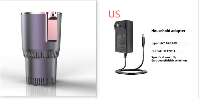2-in-1 Car Cup Heater & Cooler – Digital Temperature Display