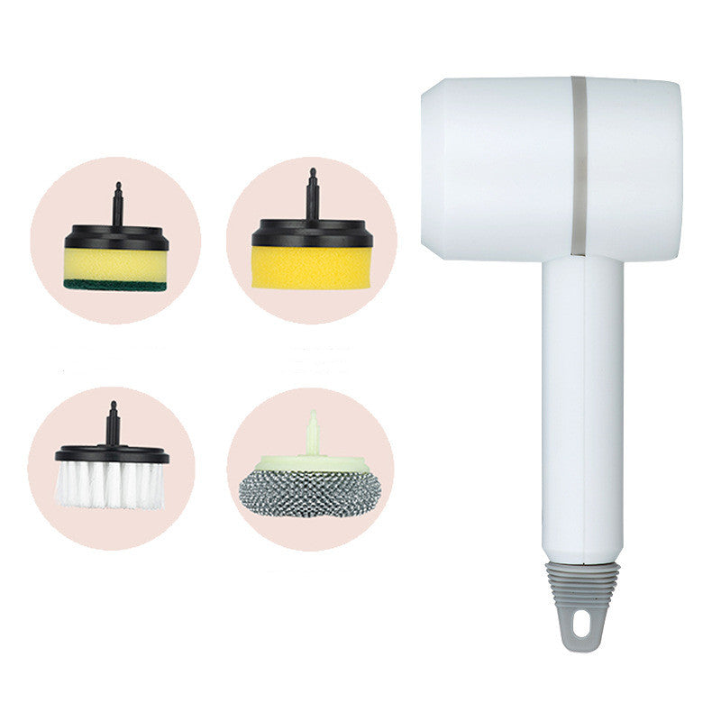 Electric Spin Cleaning Brush – Rechargeable Kitchen & Bathroom Scrubber