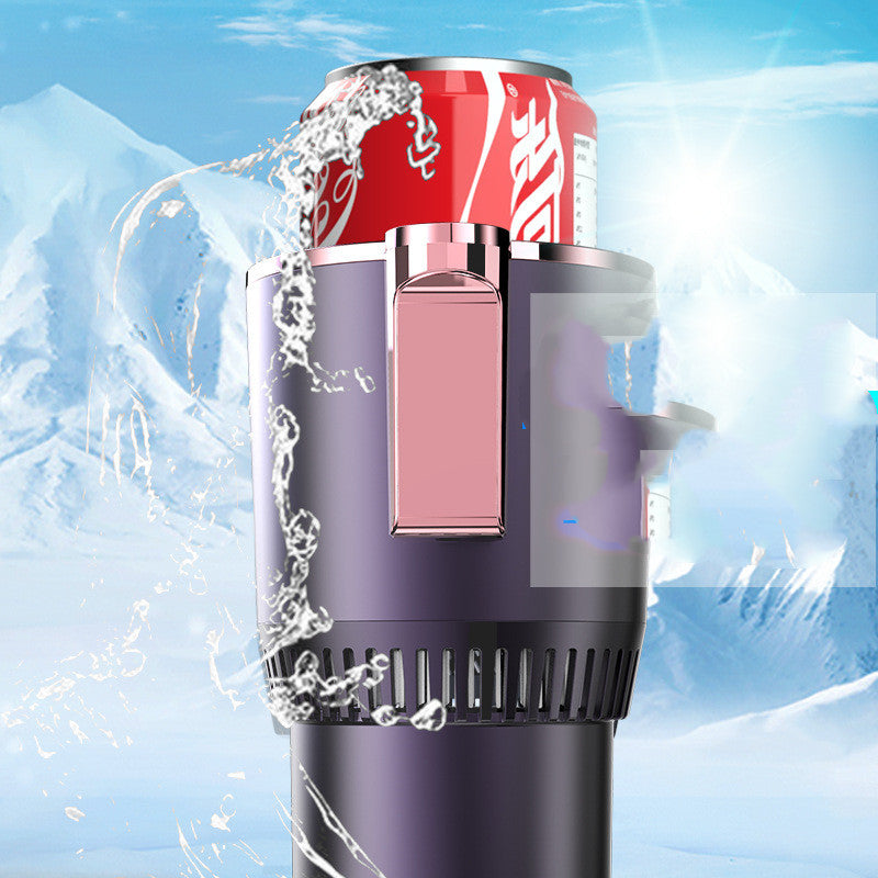 2-in-1 Car Cup Heater & Cooler – Digital Temperature Display