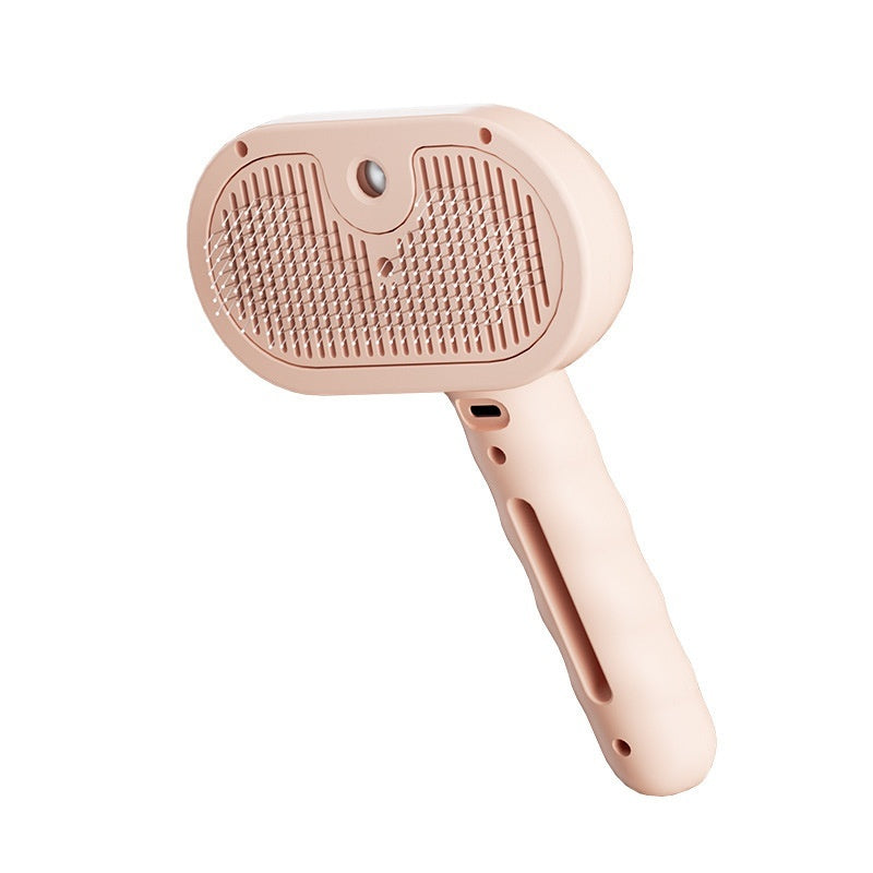 Steam Pet Grooming Brush – Spray Hair Remover for Cats & Dogs