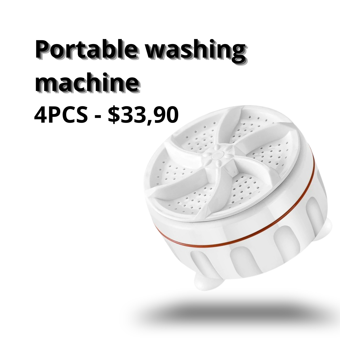 Portable washing machine 4pcs