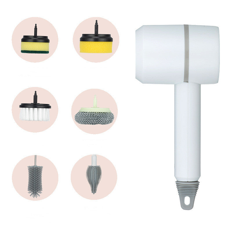 Electric Spin Cleaning Brush – Rechargeable Kitchen & Bathroom Scrubber