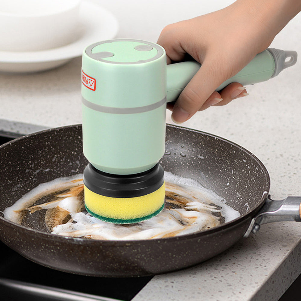 Electric Spin Cleaning Brush – Rechargeable Kitchen & Bathroom Scrubber