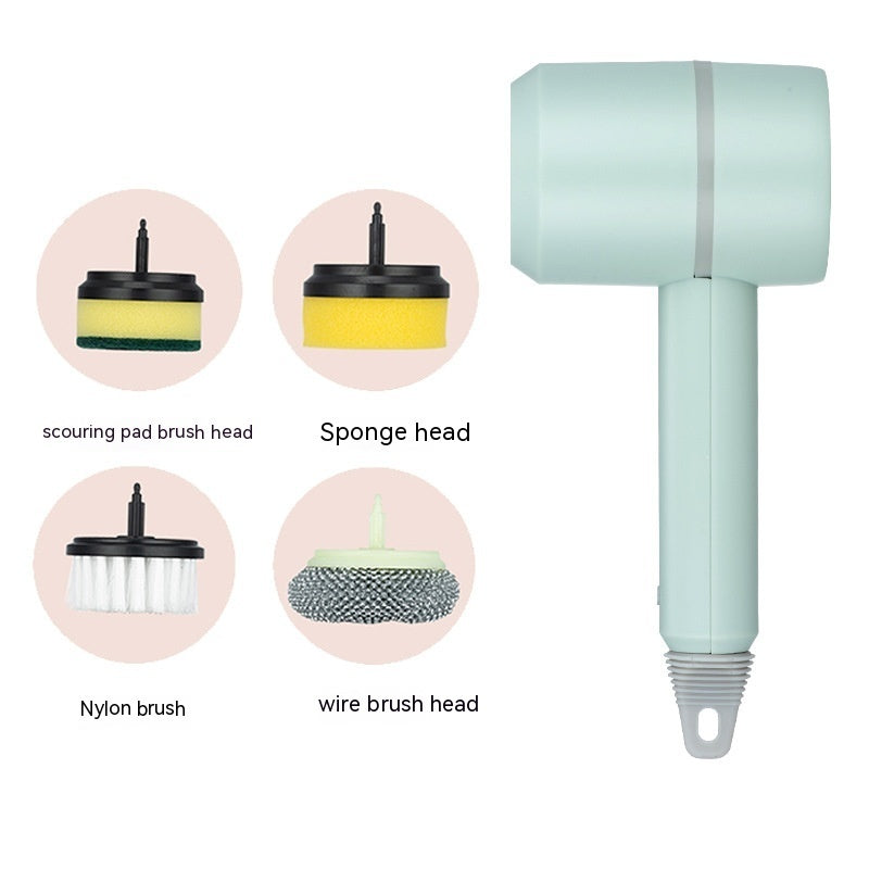 Electric Spin Cleaning Brush – Rechargeable Kitchen & Bathroom Scrubber