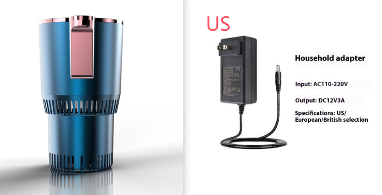 2-in-1 Car Cup Heater & Cooler – Digital Temperature Display