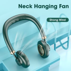Hanging Neck Fan Bladeless Portable Dual Turbo – hypetrend.shop